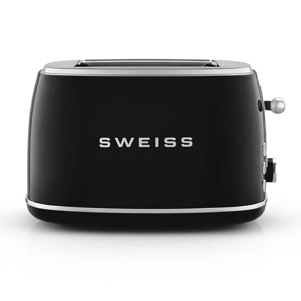 GRS9 Tostapane vintage, 2 fessure, 6 livelli di potenza, 850 W, nero