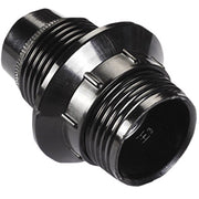 Portalampada E14 Filettato + Ghiera Nero Set 5 Pezzi - Electraline