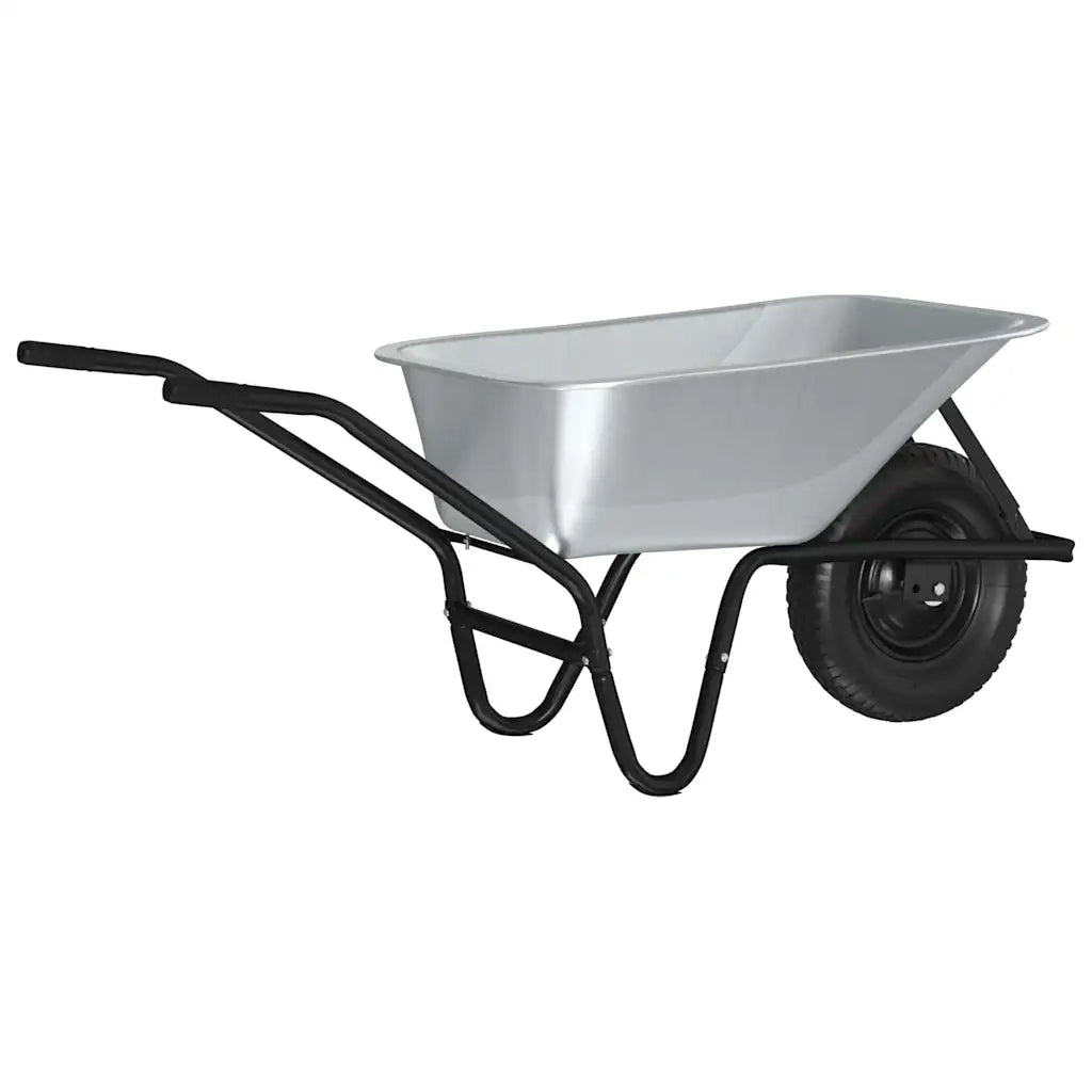 Carriole Argento e Nero 141 x 60 x 57 cm Acciaio 42007973
