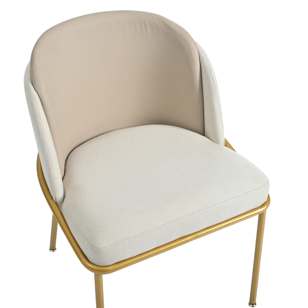 Sedie da Pranzo Moderne con Gambe Inclinate ¨C MINIMAL ¨C Beige, Set 2 Pezzi
