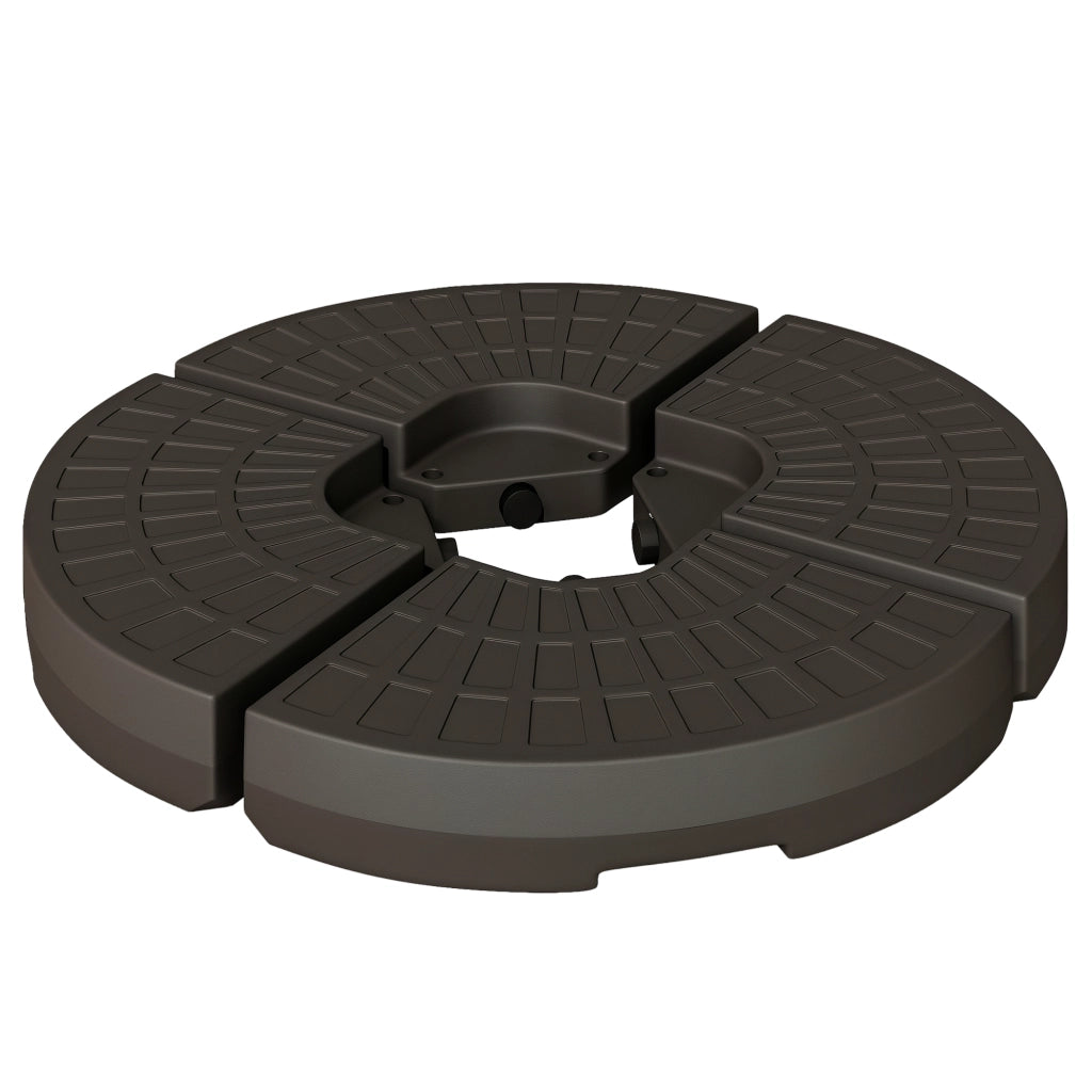 Base per Ombrellone ¨C Minimal ¨C 100x100x10,5 cm Marrone