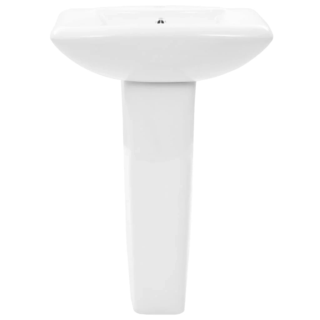 Lavabo freestanding con piedistallo 58 x 47 cm ceramica bianca 02_0002569