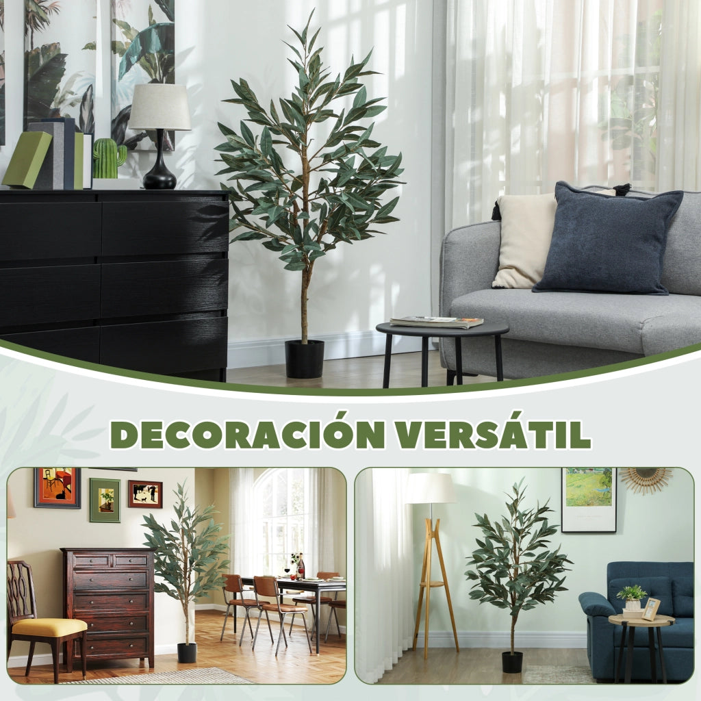 Albero Artificiale di Alloro 150 cm Verde ¨C Minimal