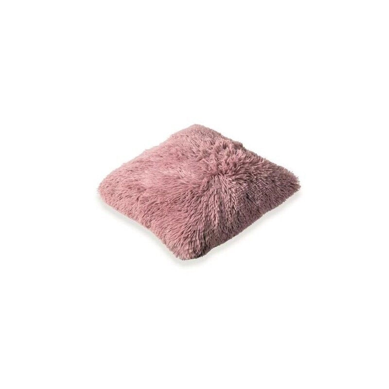 GLAM CUSCINO ARREDO IN ECOPELLICCIA 45X45 ROSA