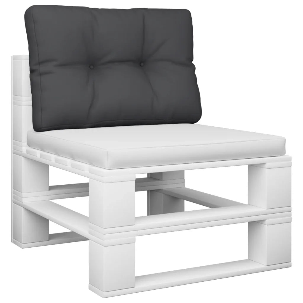 Cuscino per Pallet Nero 50x40x12 cm in Tessuto 360542