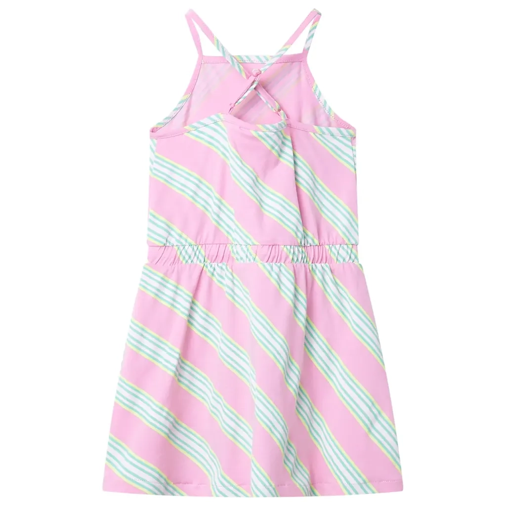Abito da Bambina con Coulisse Senza Maniche Rosa 116 CFW4141043