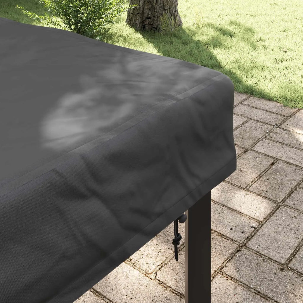 Copertura Tavolo Tinta unita Nero 62 x 62 x 15 cm Tessuto 4106072