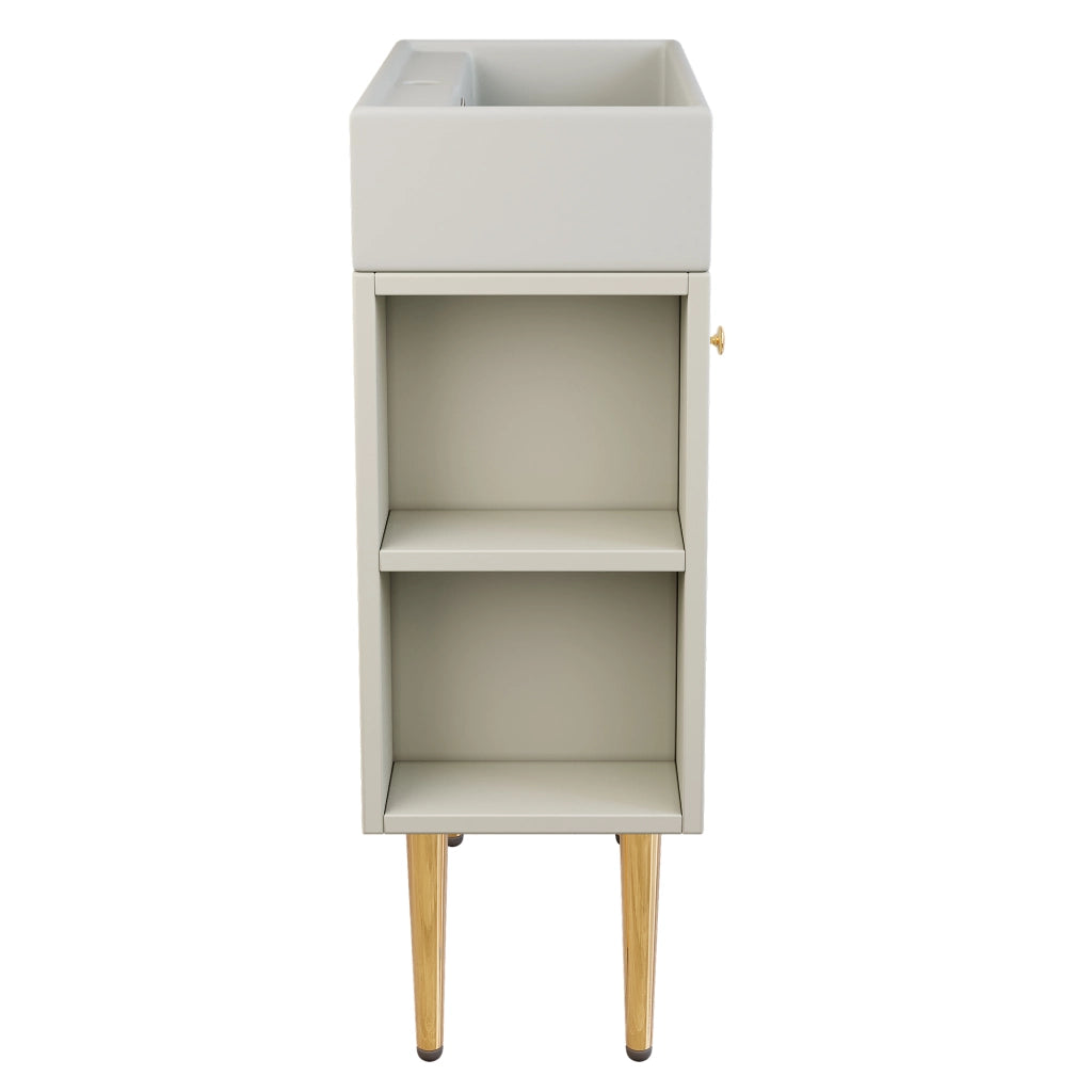 MOBILE BAGNO con lavabo 55 cm bianco in MDF da terra