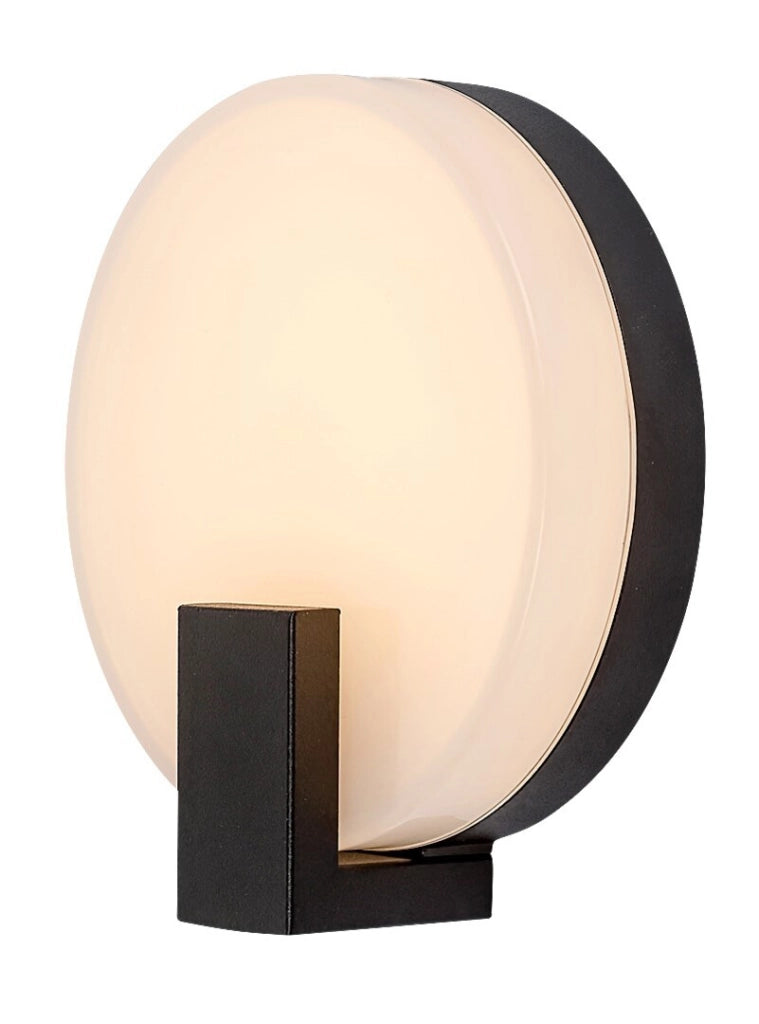 Applique esterna moderna LED 10W Cyprus nera IP44 Rabalux