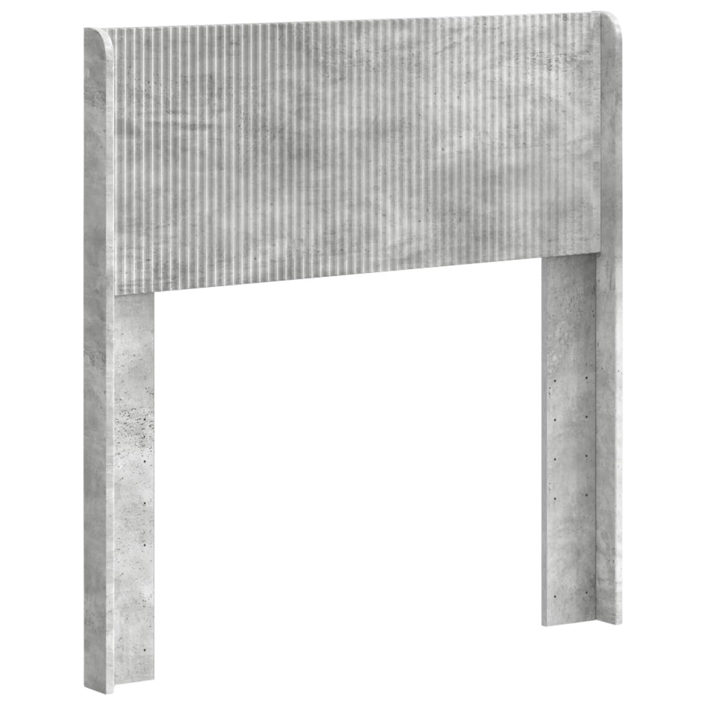 Testiera Letto Grigio Cemento Legno ingegnerizzato 889758