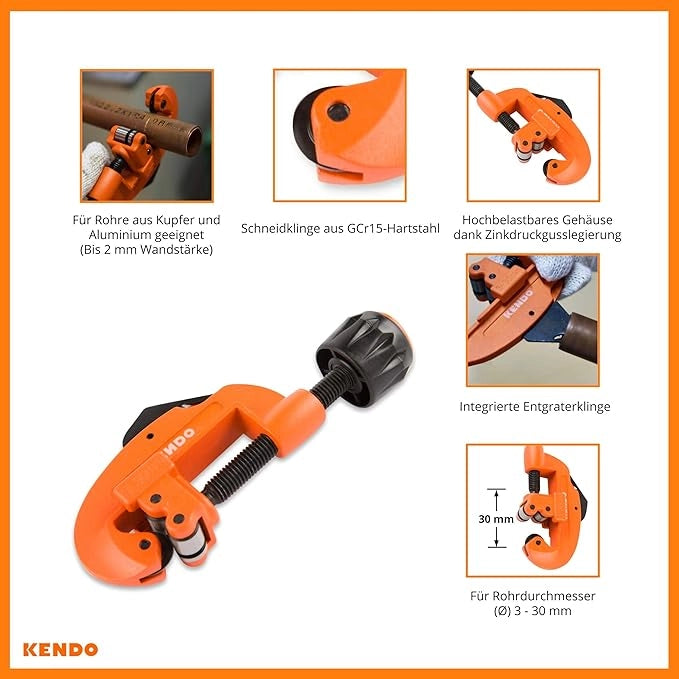 TAGLIATUBI KENDO Ø 3-30 mm - KENDO