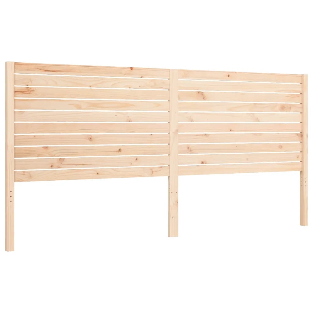 Giroletto con Testiera Super King Size-Struttura Letto in Legno Massello 282685