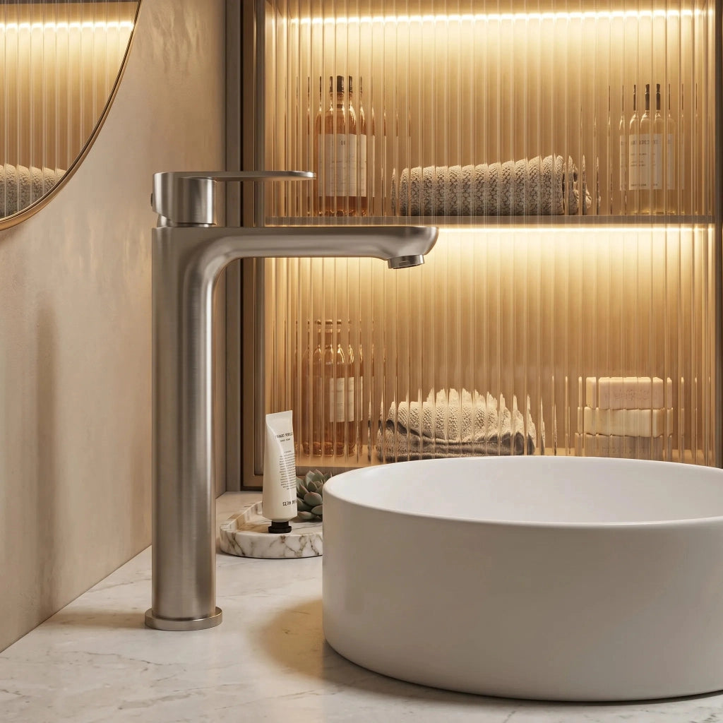 Rubinetto Da Bagno Rea Logan Brush Nickel