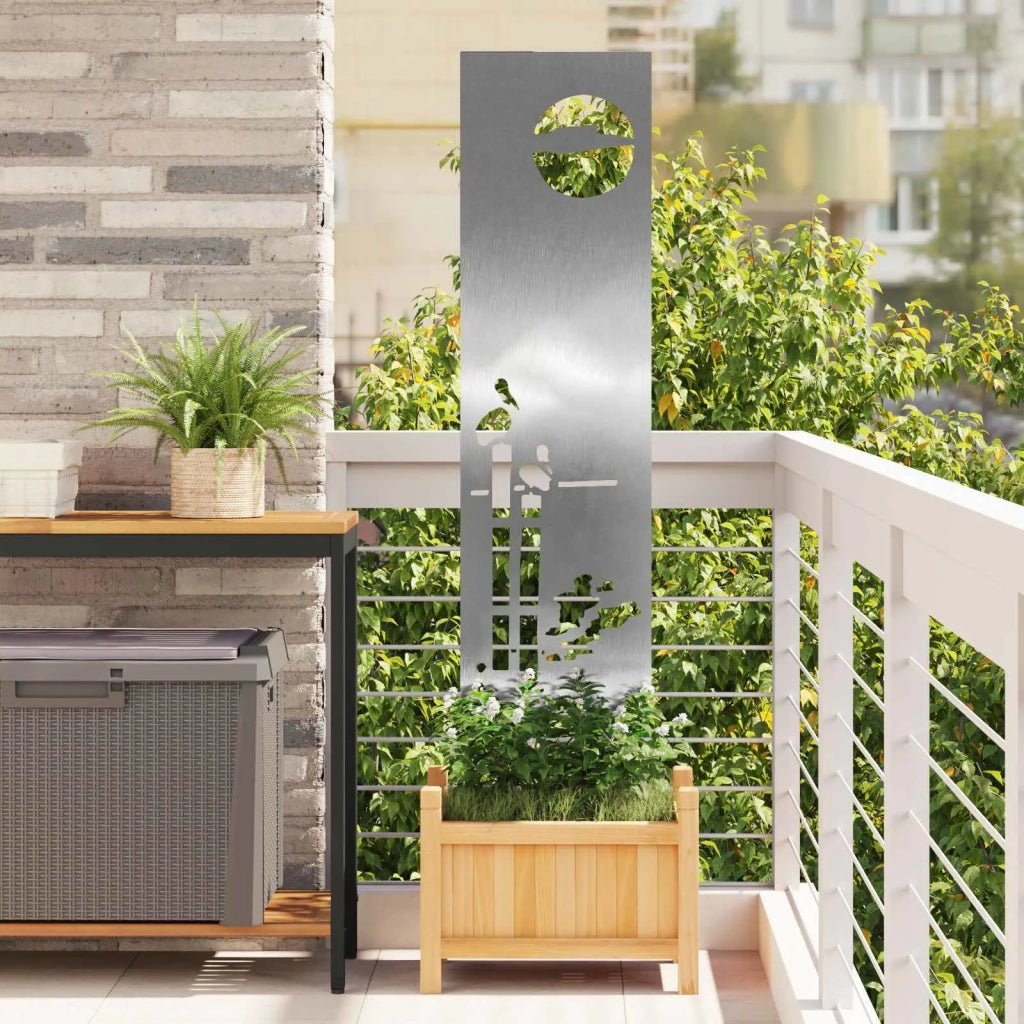 Schermo per privacy in giardino Traforo Argento 32 x 140 cm CFW9561070