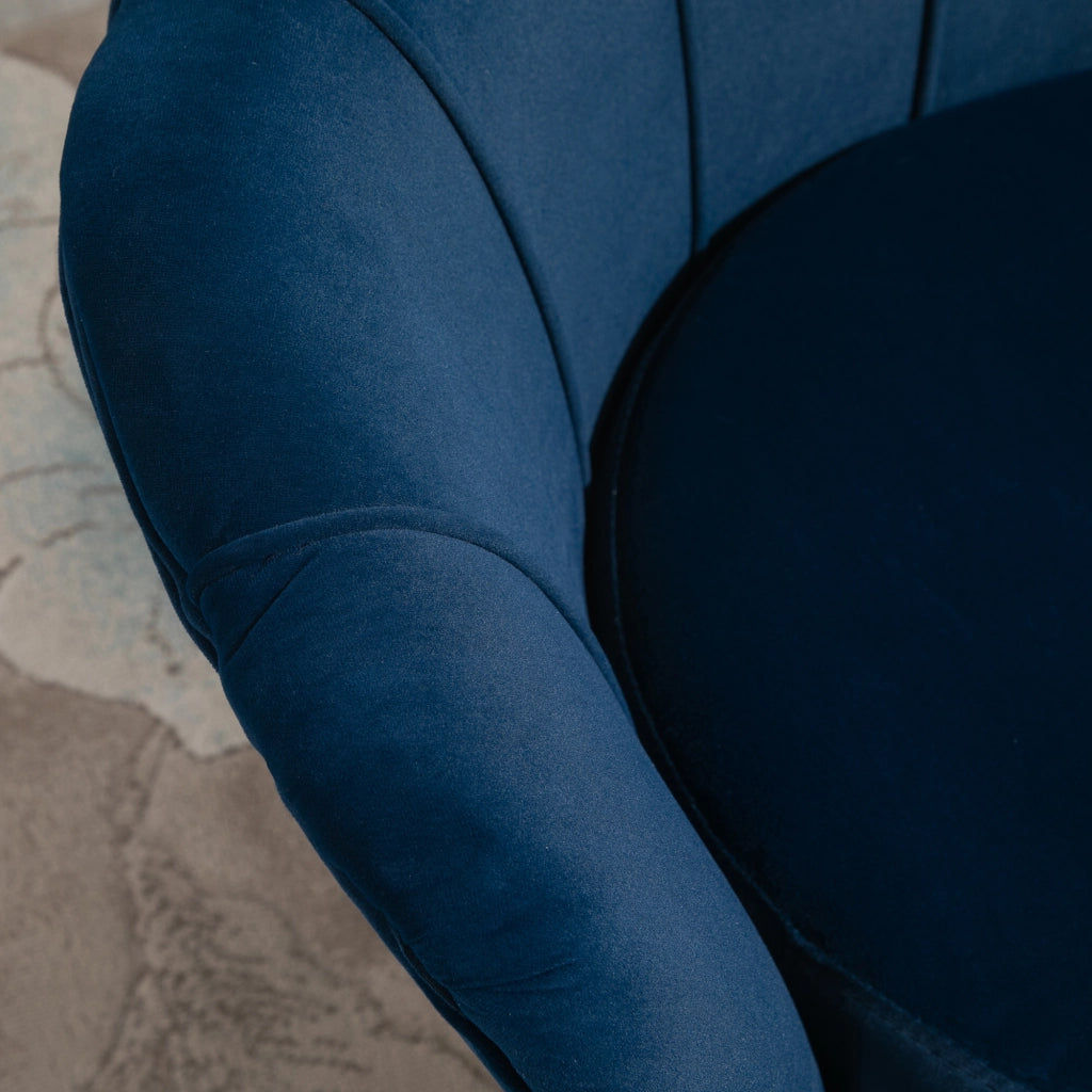 Poltrona Relax ¨C Zephmum ¨C Blu, Tessuto, 76x67x74cm
