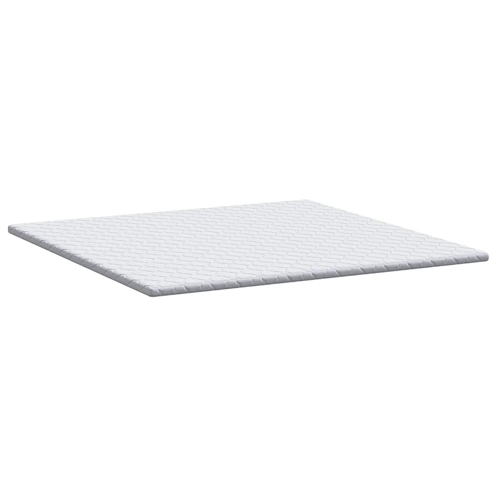 Topper al cocco Bianco 200 x 200 cm Tessuto Jacquard 4106400