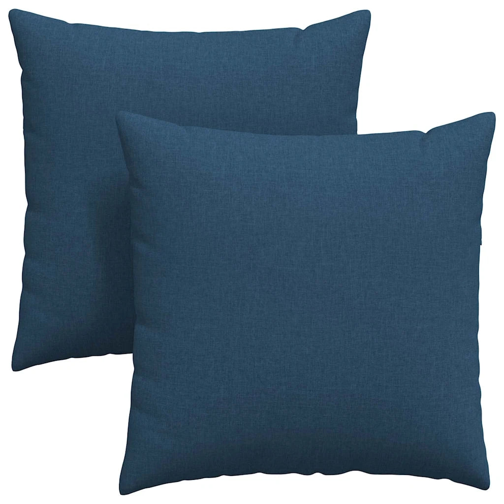 Cuscini da Divano 2 pcs Blu 80 x 80 cm Tessuto 42014048