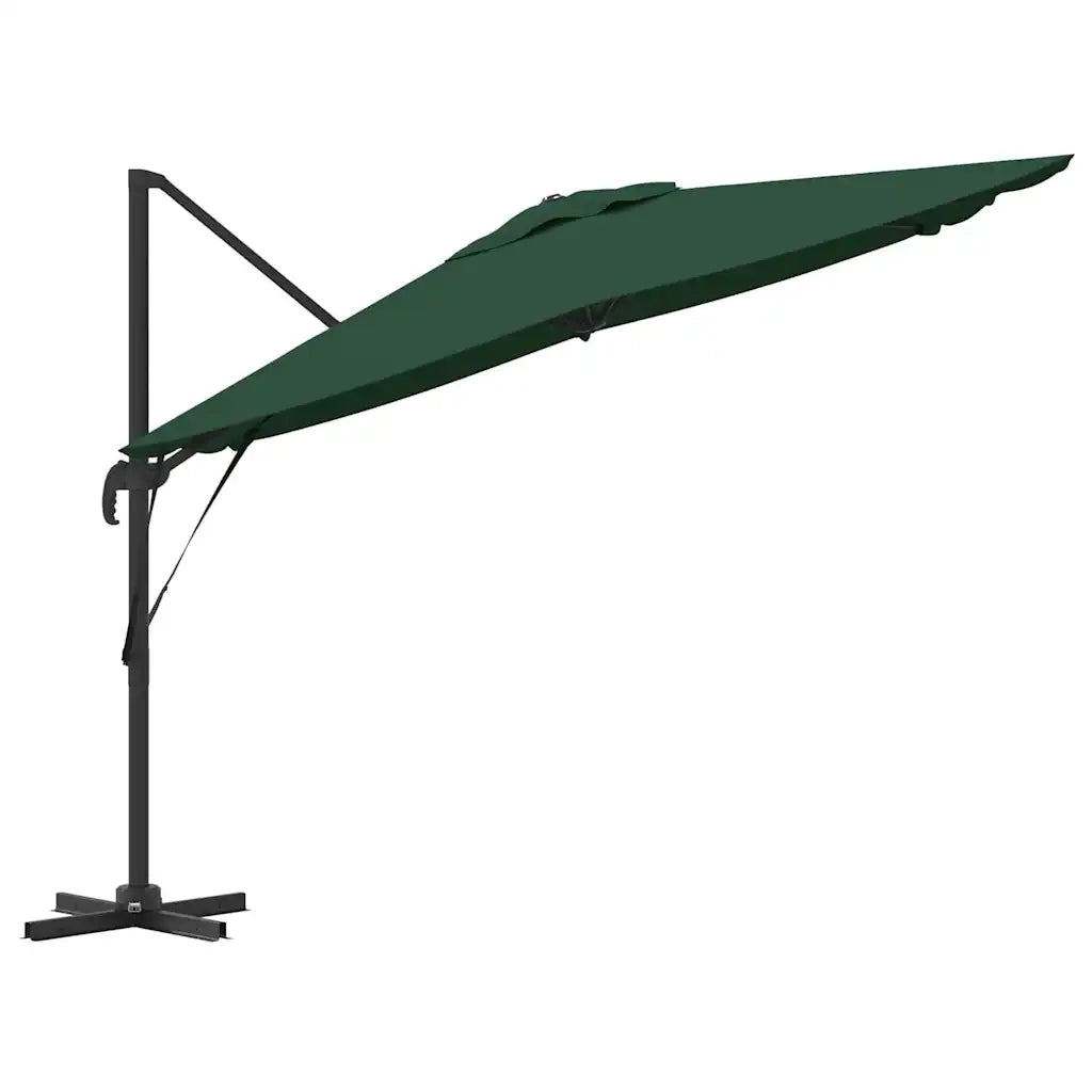 Parasol Roma Verde 286 x 284 x 265 cm Alluminio e Poliestere 42003336