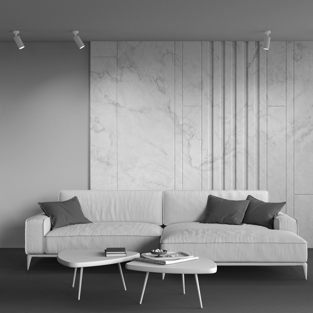 Maytoni Focus Design Plafoniera 1 luce bianca GU10 alluminio