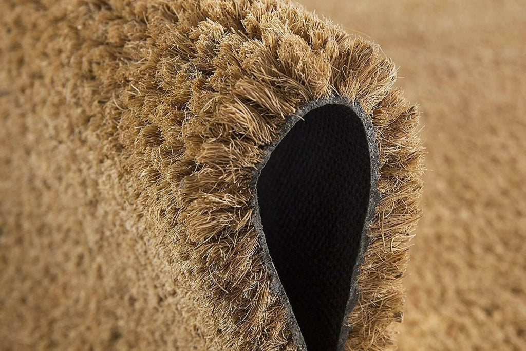 Zerbino Cocco Ingresso Naturale 100x100 cm Antiscivolo Robusto Esterno Porta Entrata
