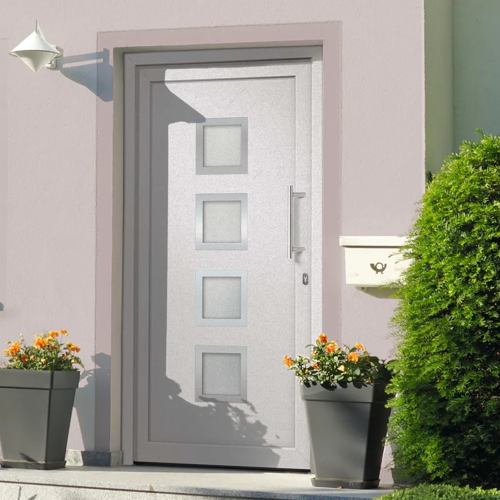 Porta di Ingresso Bianca 108x200 cm 279185