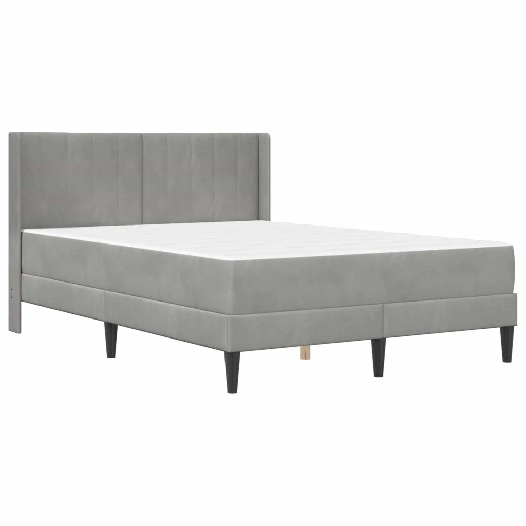 Struttura letto con materasso-Giroletto Grigio Chiaro 120 x 200 cm
