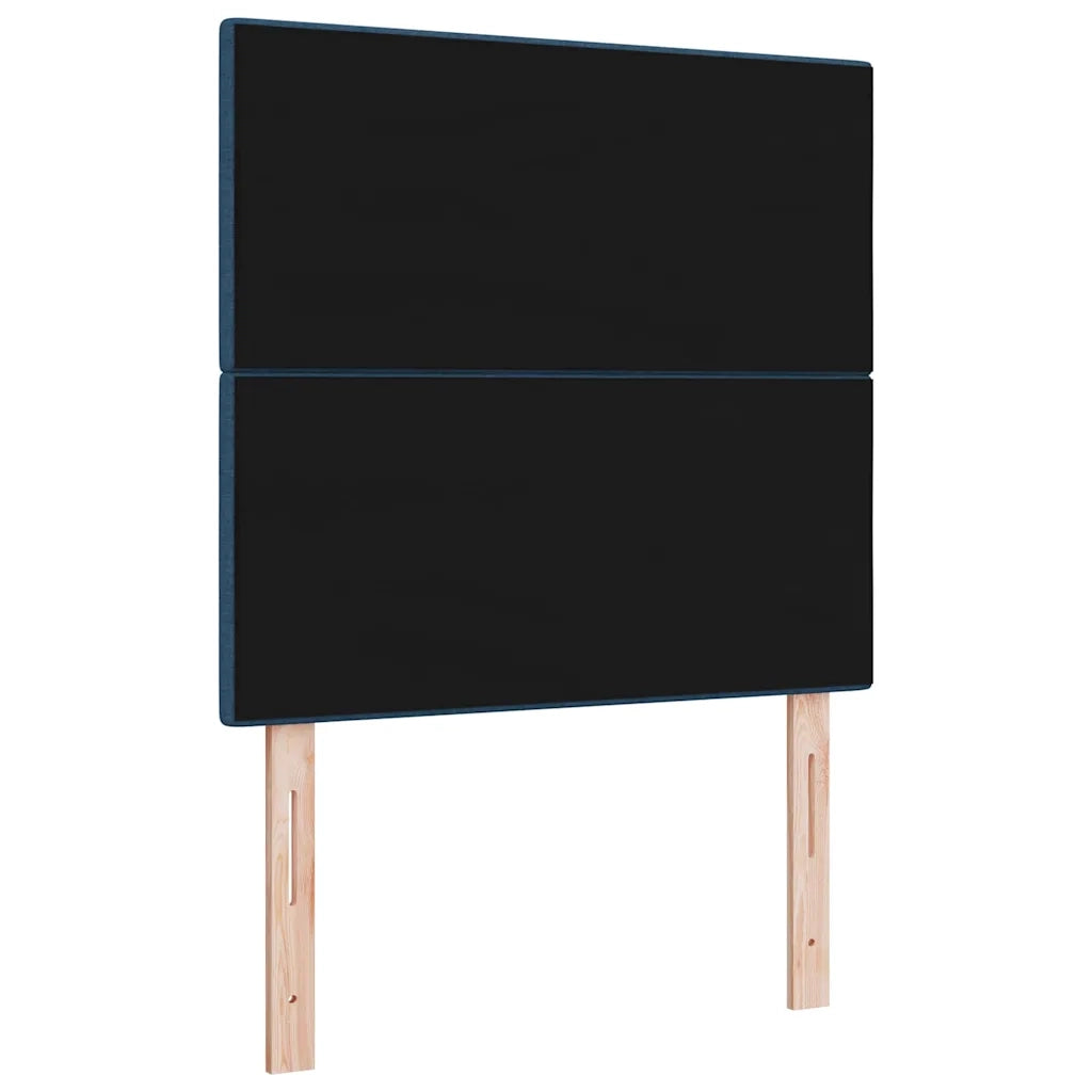 Testiera LED con strisce LED con testiera Blu 80 cm Tessuto 3338390