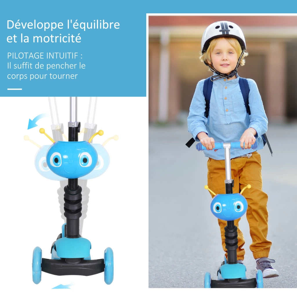 Trottinette Bambini 5 in 1 ¨C zephmum ¨C Blu
