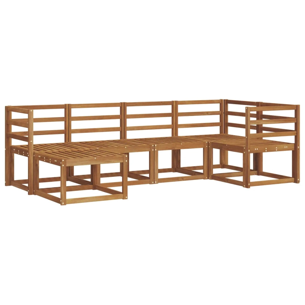 Set di divani da esterno 6 pcs Naturale