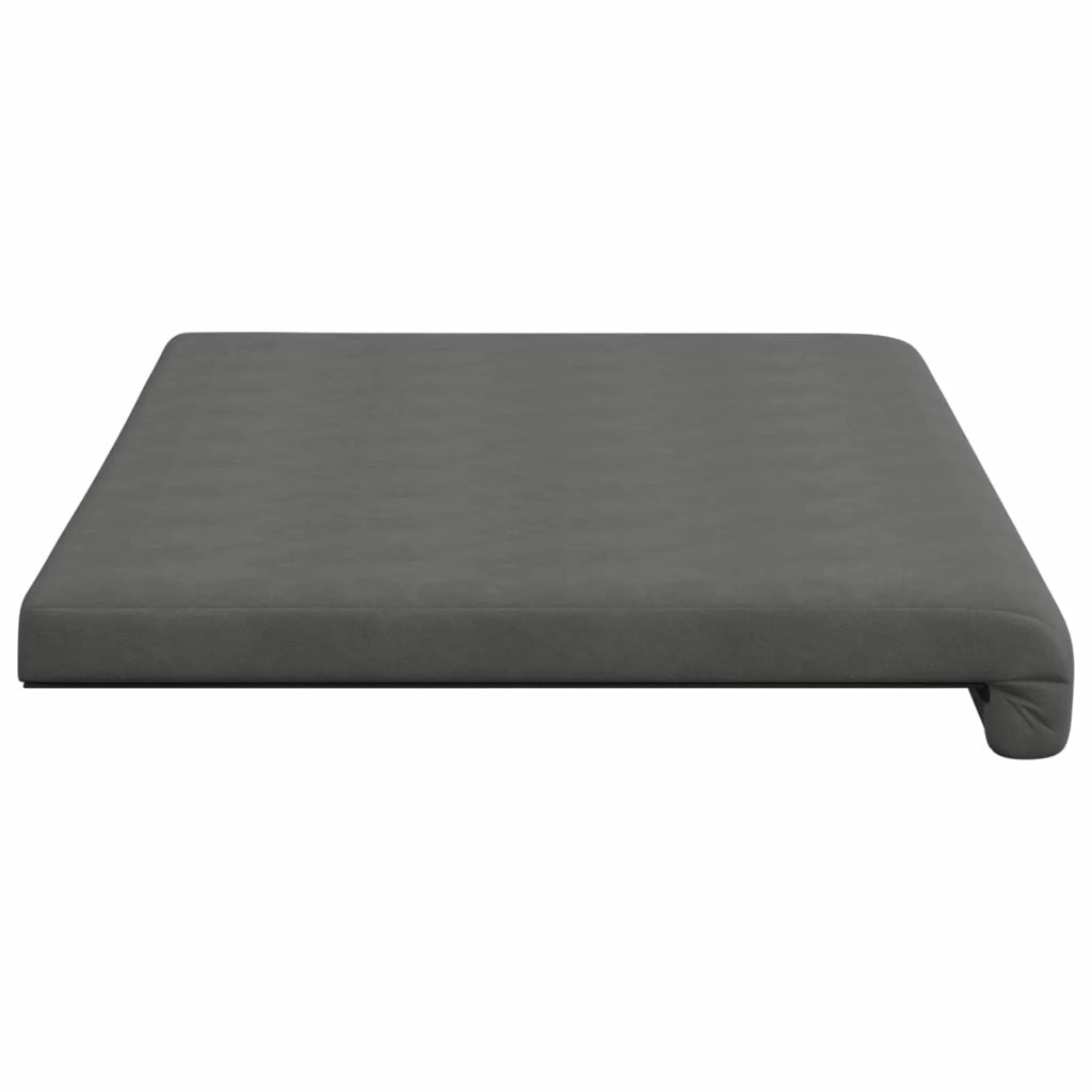 Cuscino per panchina Microfibra Grigio Scuro Profondità 35 cm 42043285