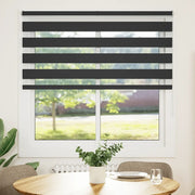 Tenda a rullo | Tenda avvolgibile Zebra Nero Larghezza Tessuto 145,9 cm Poliestere