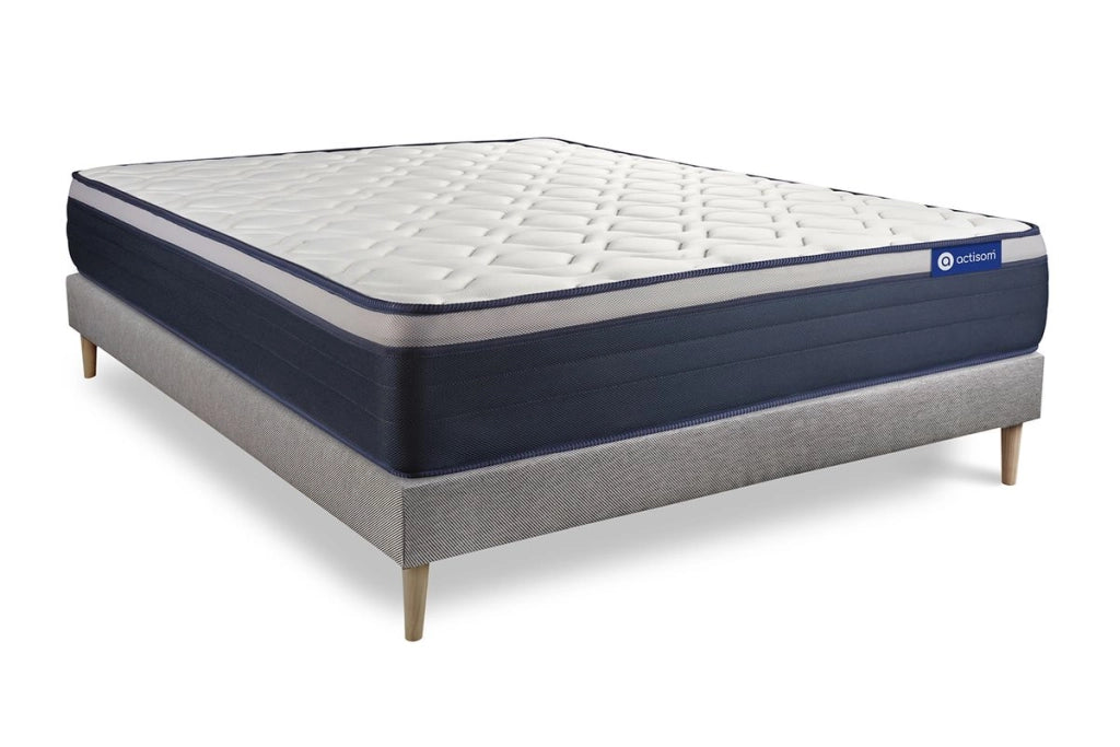Kit rete e materasso Actiflex max 130x210cm - Spessore : 26cm - Molle insacchettate e memory foam - rigido