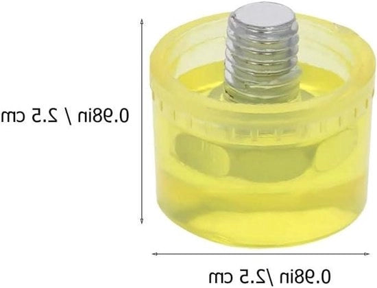 Set di 8 puntoni di gomma gialla - accessori di riserva per punt Mm