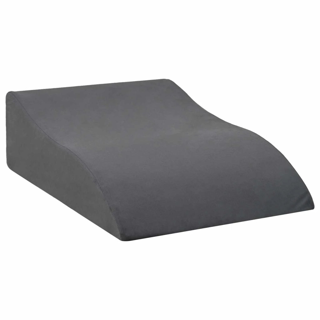 Cuscino per Gambe Grigio 68 x 40 x 18 cm Schiuma PU 42020189