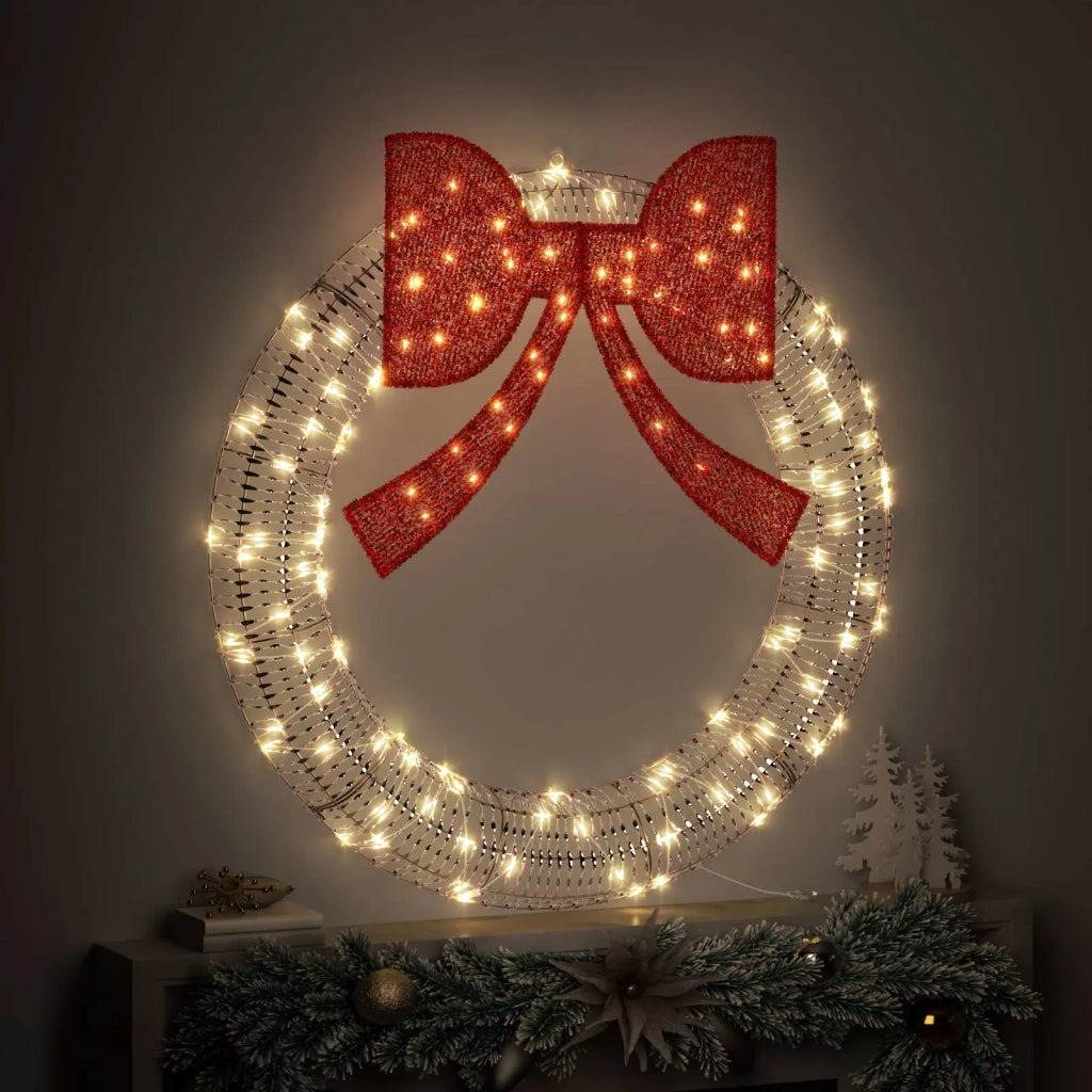 Ghirlanda con 150 LED Bianco caldo 121 x 121 x 10 cm PET 42019138
