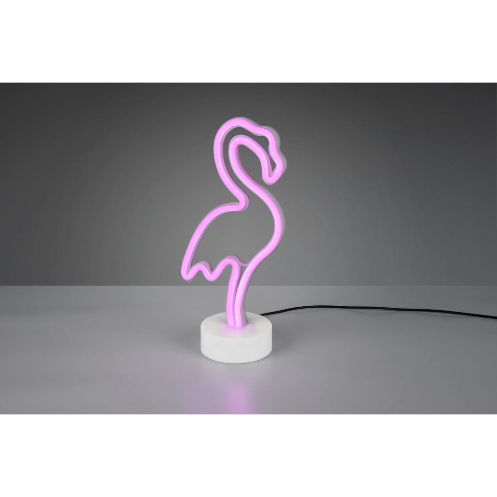 LAMPADA LED DA TAVOLO FLAMINGO 1,5W H29CM USB.