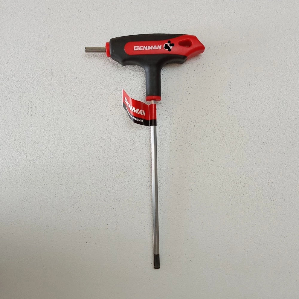 Benman turball 2mm chiave a t maschio esagonale con impugnatura bimateriale