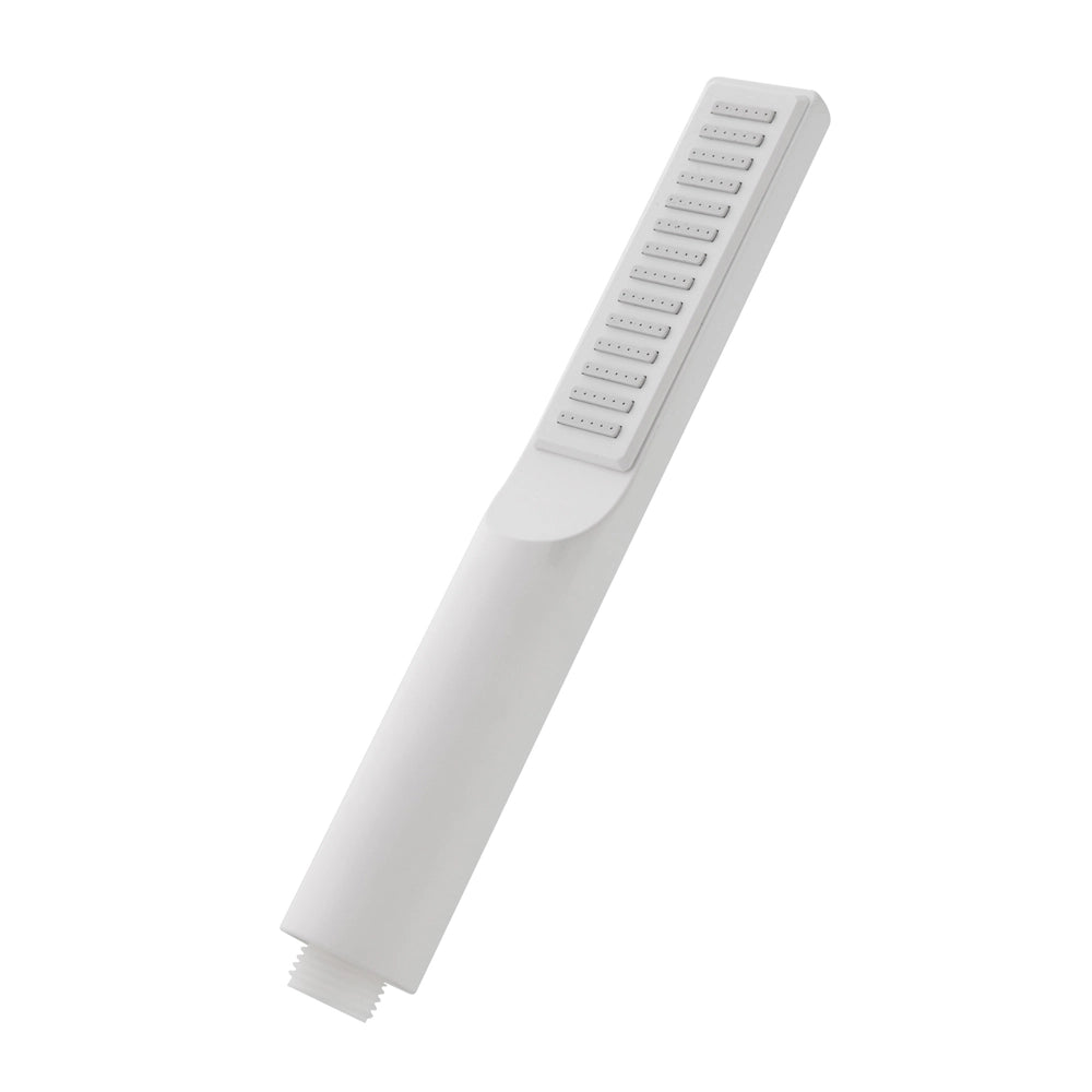 Doccetta monogetto da 23,5 cm bianco opaco in ABS anticalcare Hidra