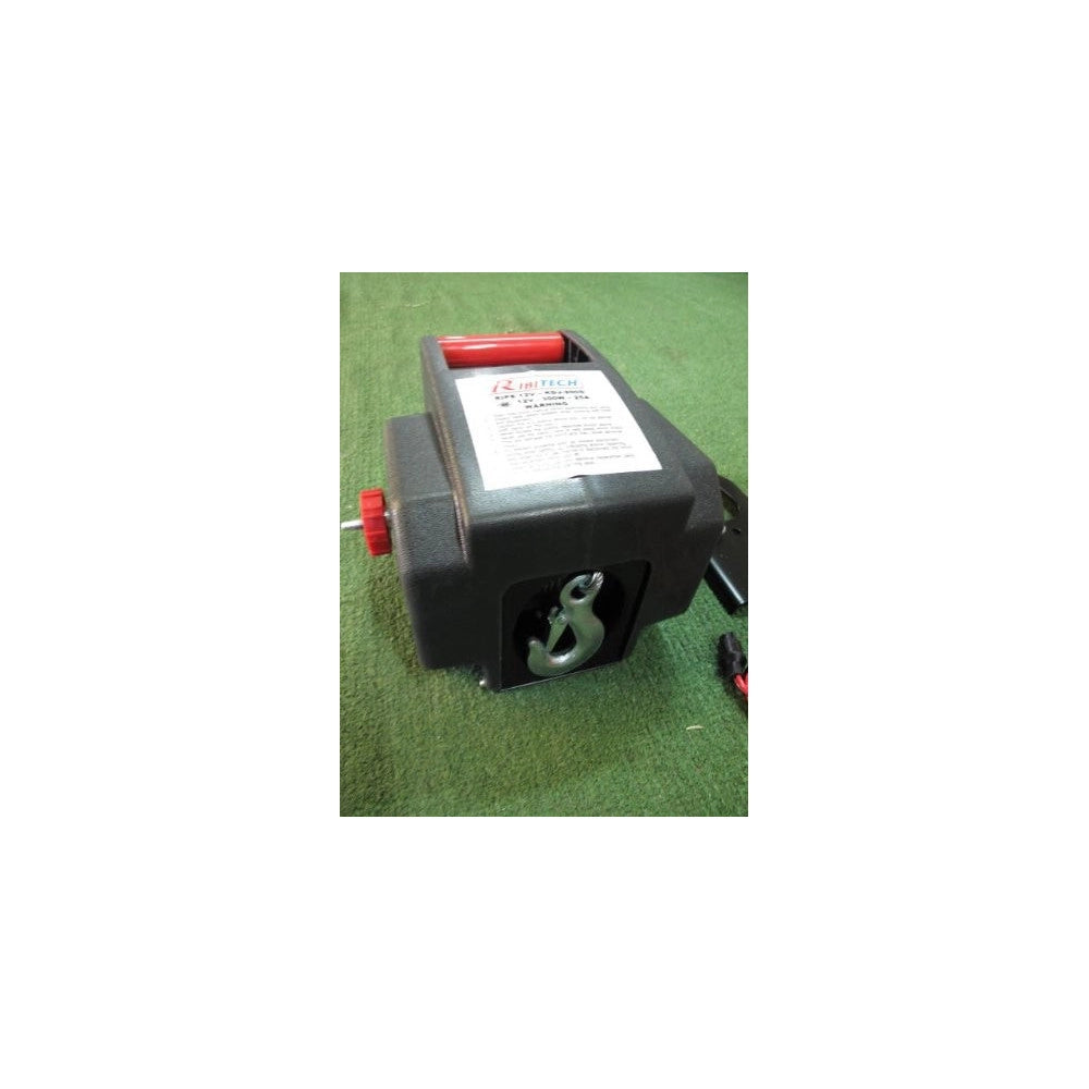 Trade Shop - Verricello Argano Elettrico 12 Volt Paranco Ribimex Ribitech Con Telecomando -