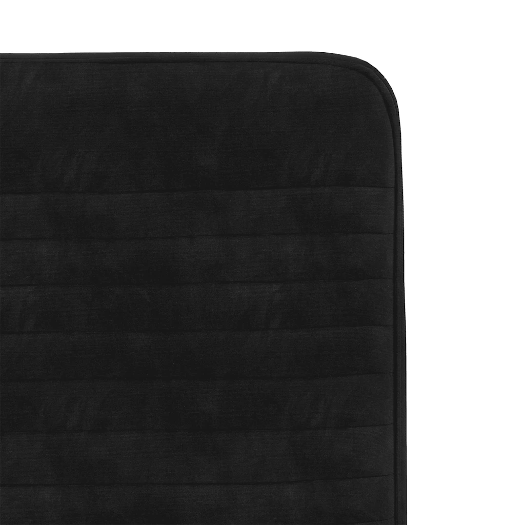 Sedie da Pranzo 6 pz Nere in Velluto 3315509