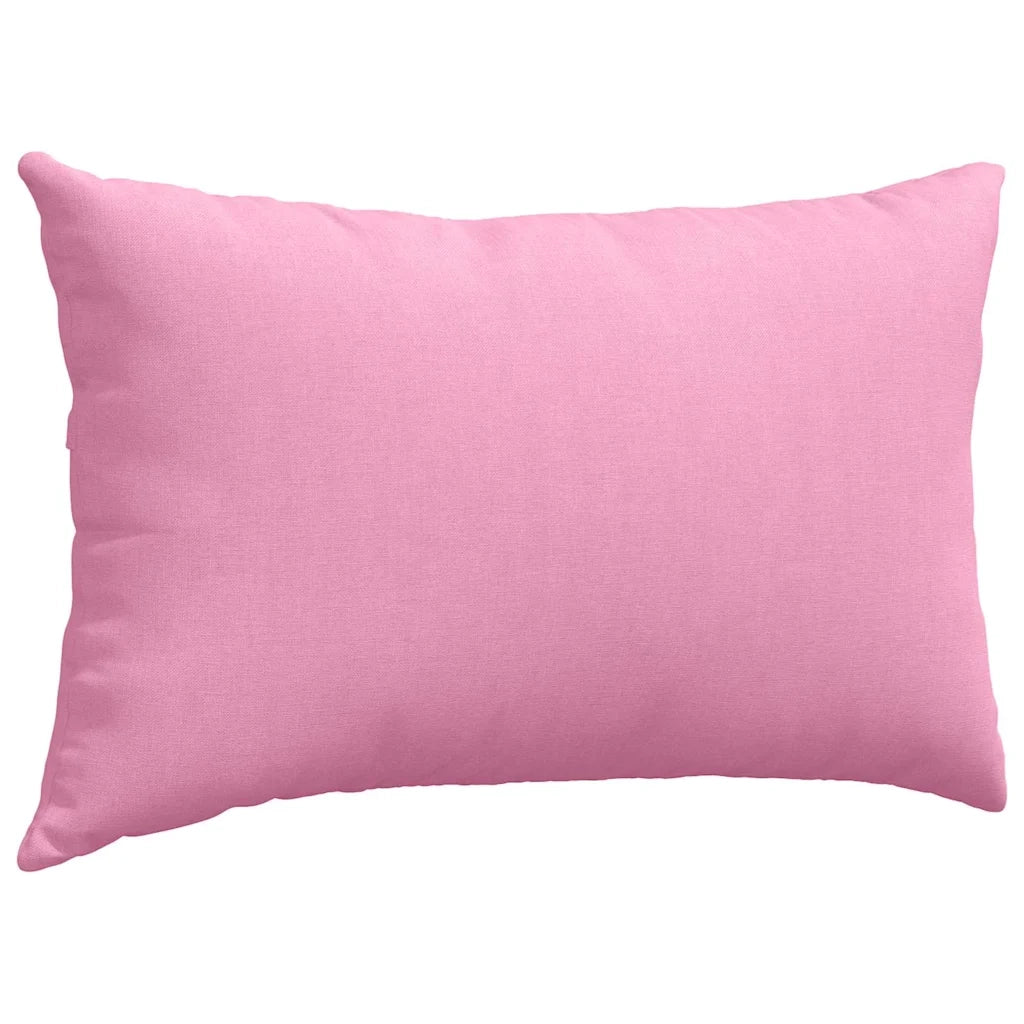 Cuscini da Divano 2 pcs Rosa 50 x 30 cm Tessuto 42013625