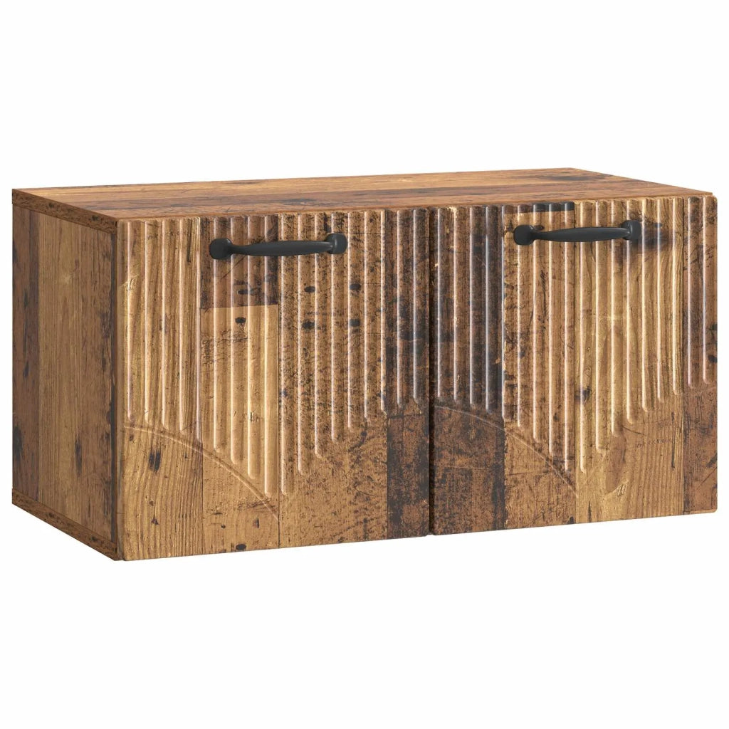 Mobile TV da Muro | Armadietto TV | Mobile Porta TV Legno antico 59,5 x 31 x 30 cm