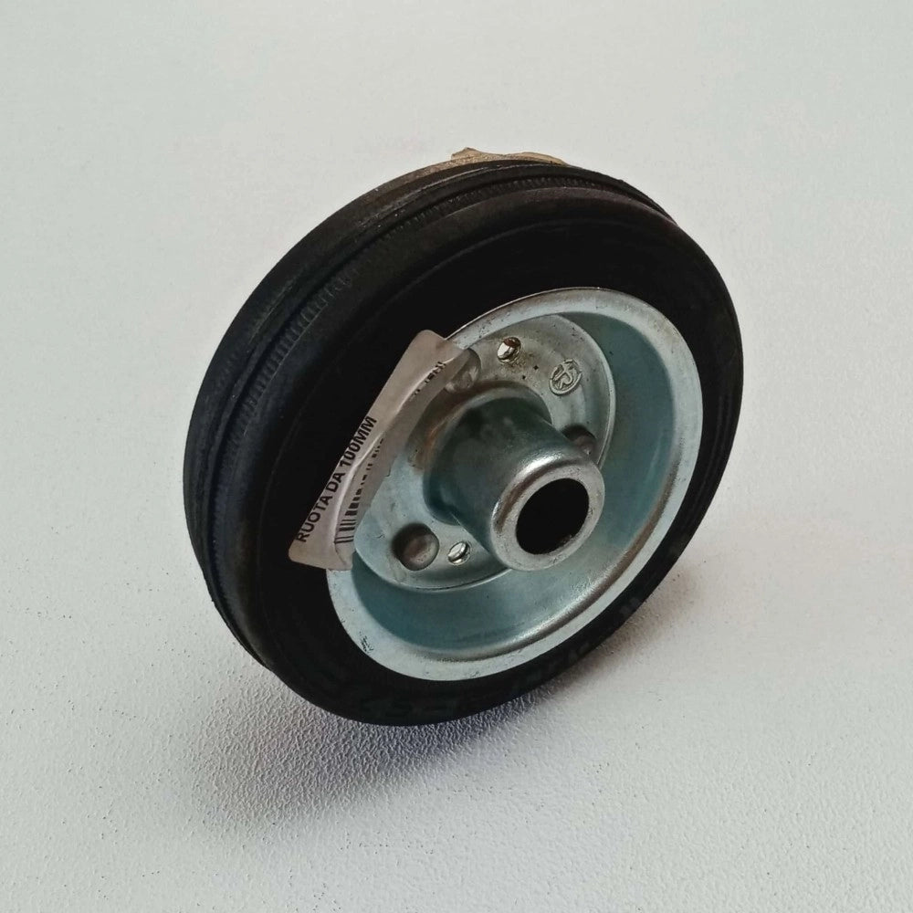Ruota in gomma da 100mm standard