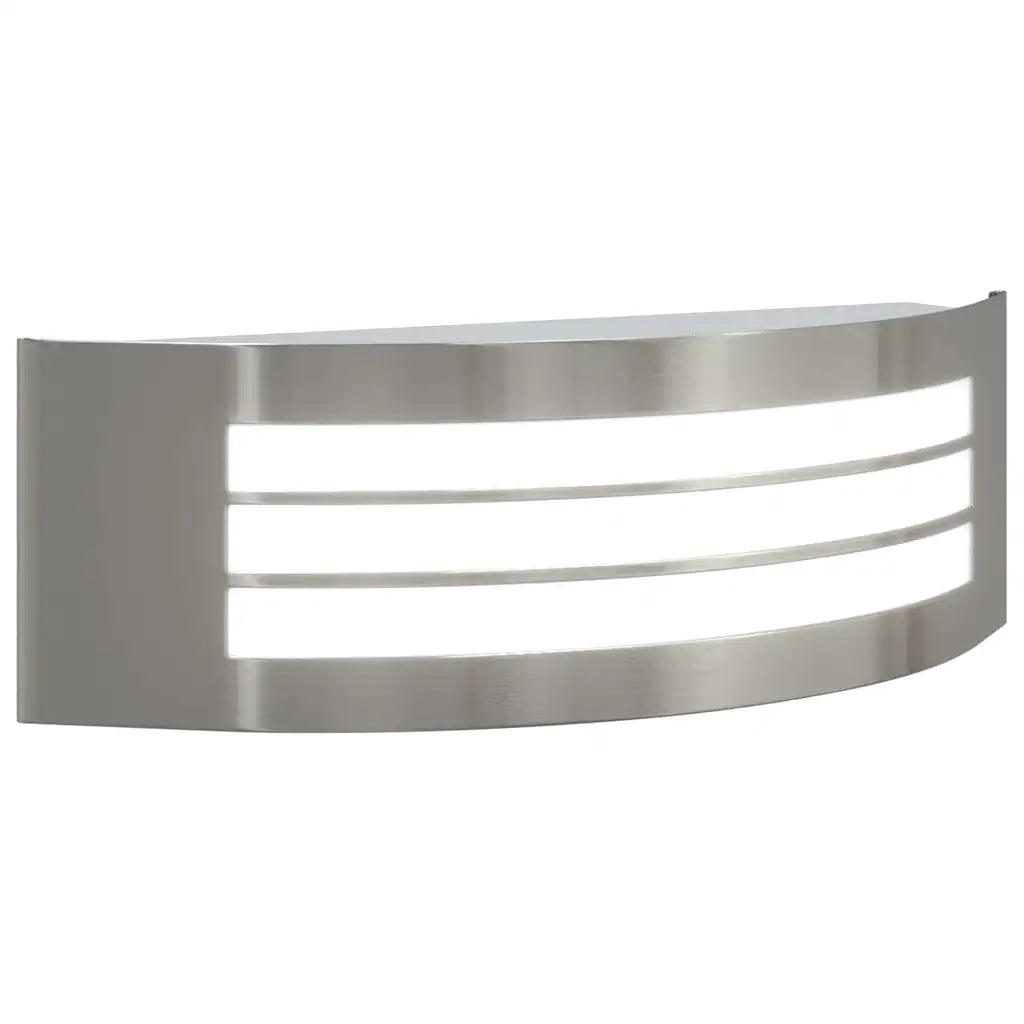 Lampada da Parete Esterna 2 pcs Argento 32 x 10 x 10 cm 4005976