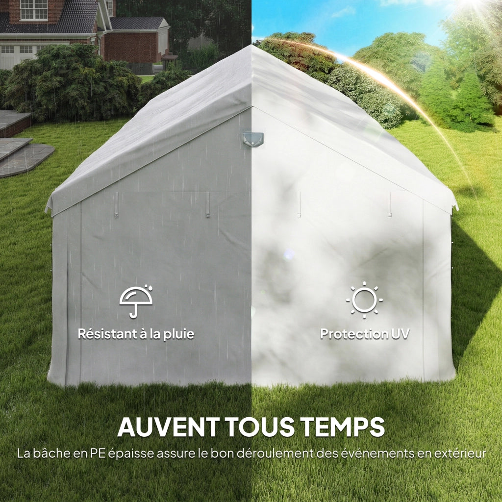 Tenda da Giardino ¨C Minimal ¨C Bianco 4x6m