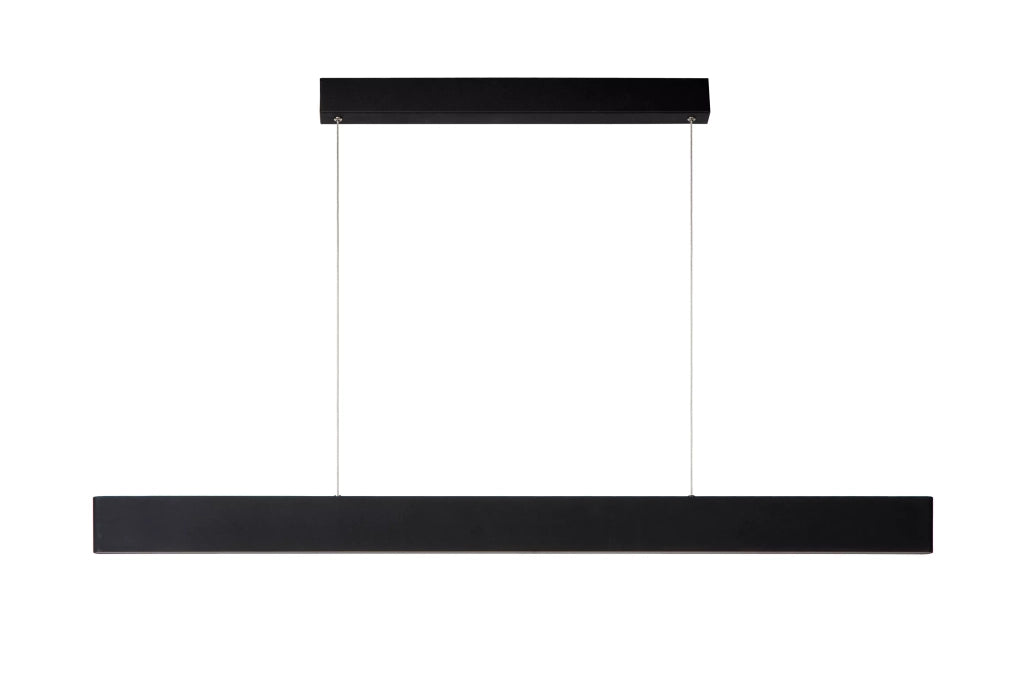 Lampada a sospensione LED moderna nera Raya 36W Lucide