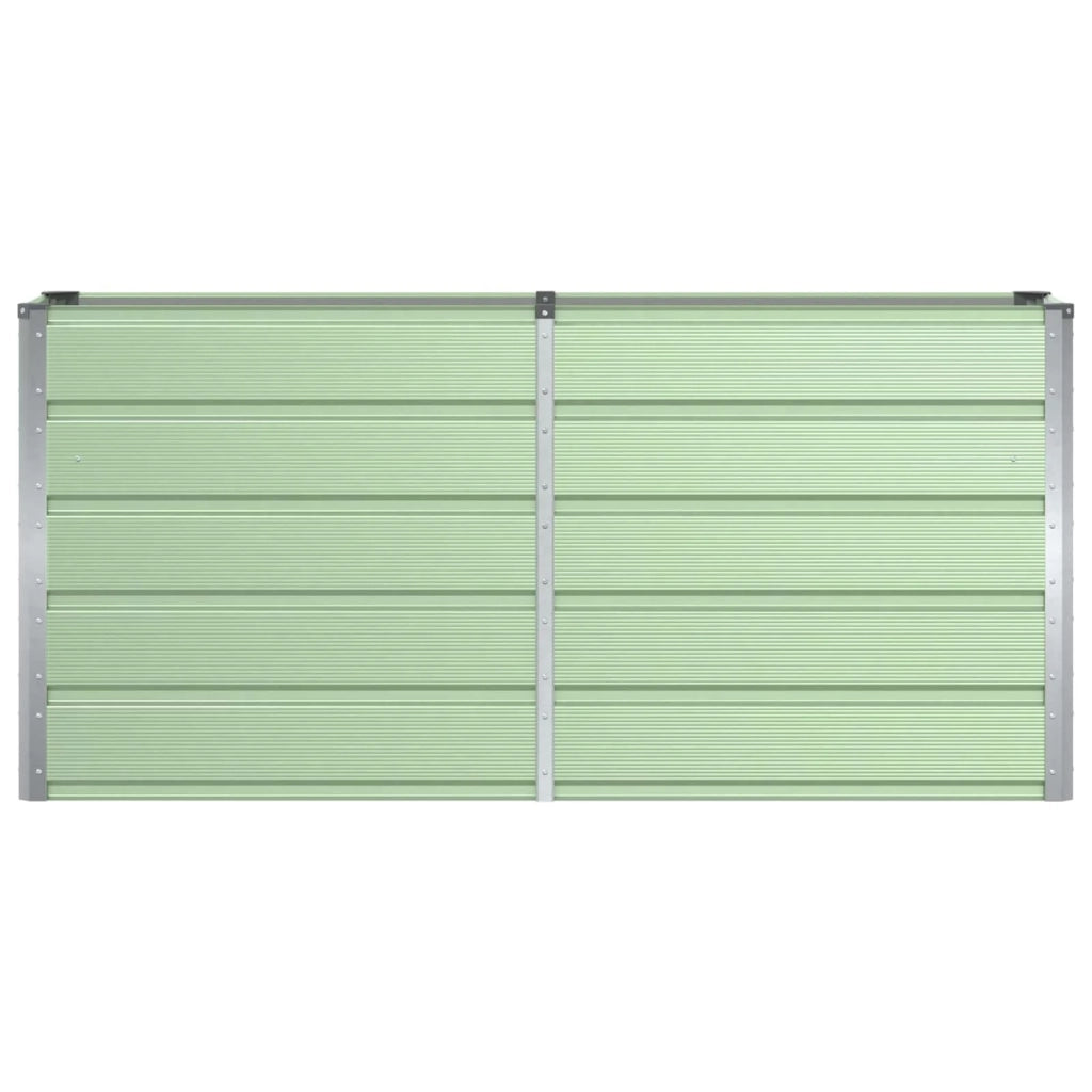 Fioriera moderna 160 x 40 x 75 cm design versatile uso interno/esterno acciaio verde 02_0059261