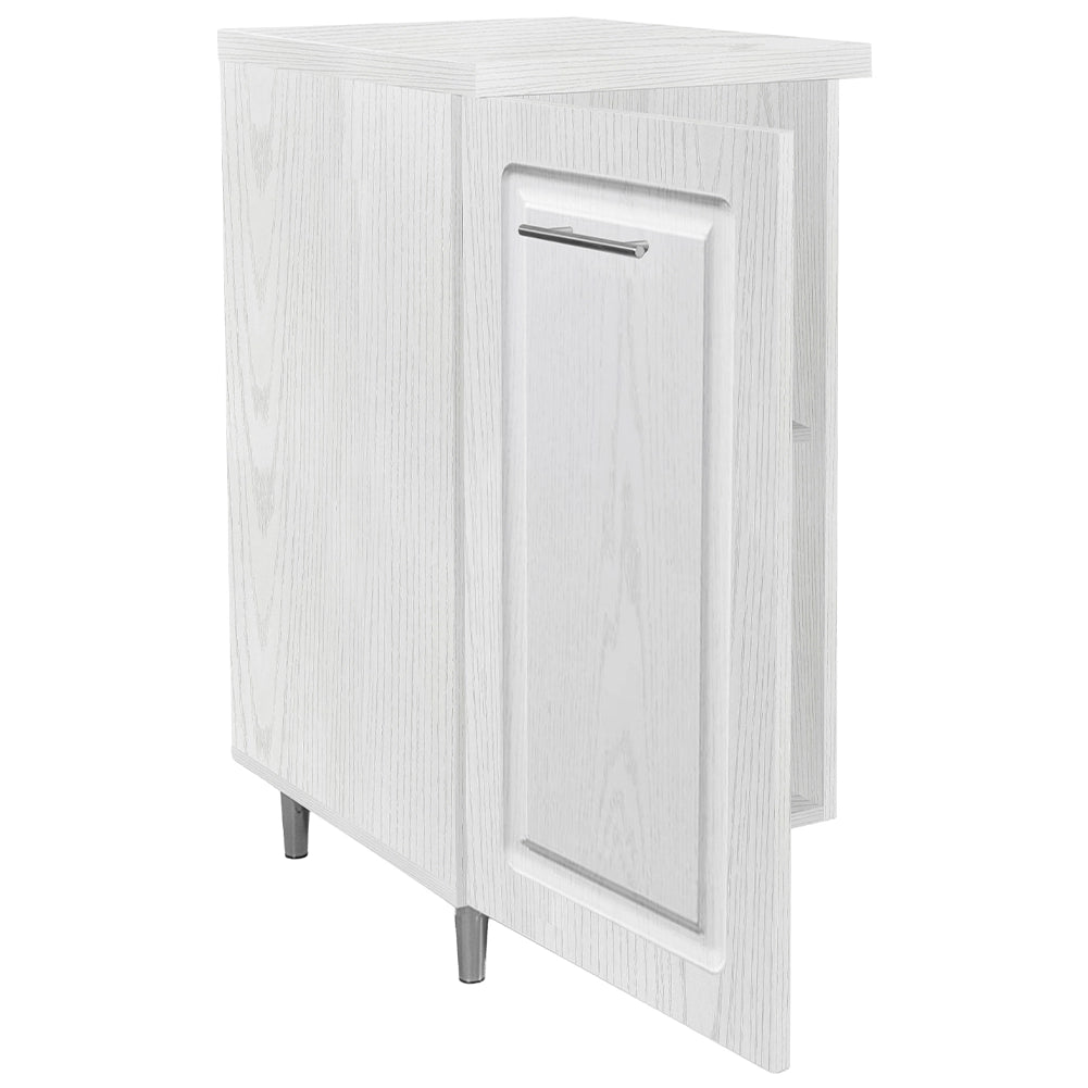 Mobile Cucina Componibile Base 1 Anta Bianco Frass. Classico 40x50 H 85 cm