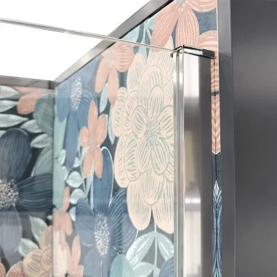 Doccia Walk-In 100 cm trasparente 8 mm profilo cromo H 200 cm  Tay