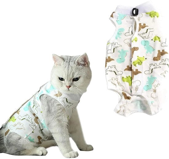 Kit di cura M - Soothing/Coton - Adesivo - Kit di cura chirurgica - Disegno Dinosauri - Facile da indossare/rimuovere - Abbigliamento di cura